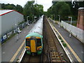 Looking up the line at Kingswood station