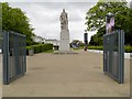 TQ3877 : St Mary's Gate and Statue of William IV, Greenwich by David Dixon