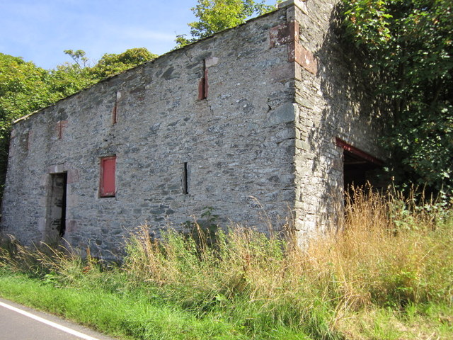 A disused barn on the A844, Bute