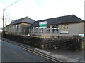 Fenced-off former Cowbridge Comprehensive School