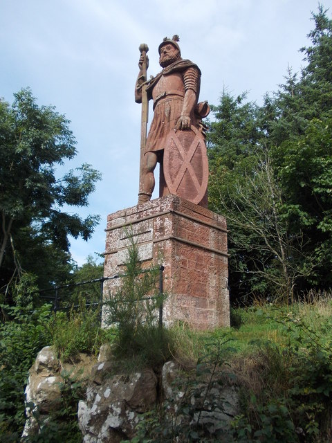 Wallace Statue near Dryburgh