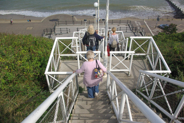 Steps to the beach at Cromer