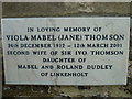 St Peter, Linkenholt: memorial (a)