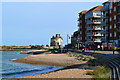 Waterfront apartments and Martello Tower