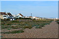 Houses at back of Shoreham beach