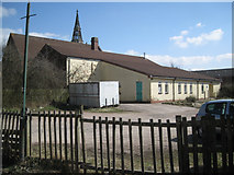SP0365 : Church hall, Headless Cross Methodist Church, from The Rough, Redditch by Robin Stott