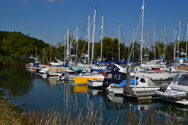 Moored boats in Chichester Marina © David Martin :: Geograph Britain ...