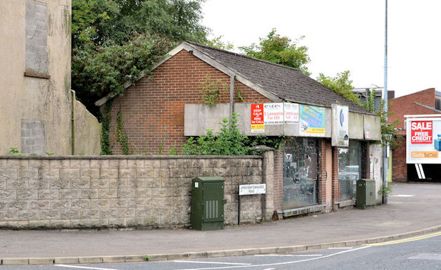 Derelict shops, Knock, Belfast (2013-2) © Albert Bridge cc-by-sa/2.0 ...