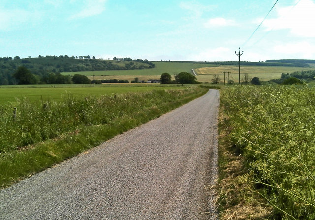 Road scene east of Mill of Garvock