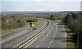 SP0465 : Bromsgrove Highway west of the cloverleaf junction, Redditch by Robin Stott