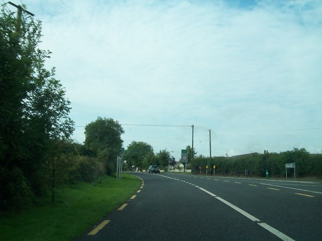 The N55 entering the outskirts of Granard at Carragh