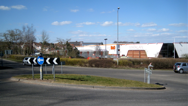 Roundabout south of superstores, Smallwood, Redditch