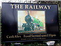 The Railway name sign, Penarth