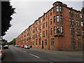 A tenement block on Paisley Road