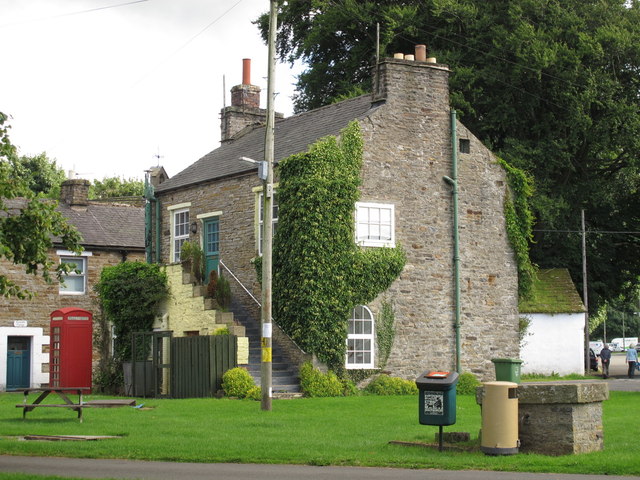 (Part of) the village green at Garrigill