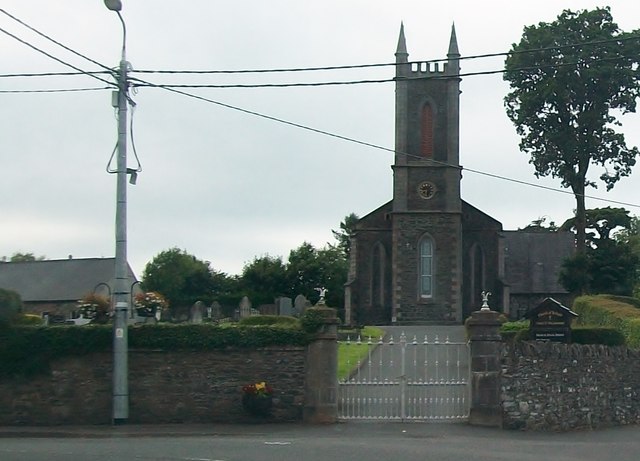 The Church of Ireland's Bailieboro Parish Church and graveyard