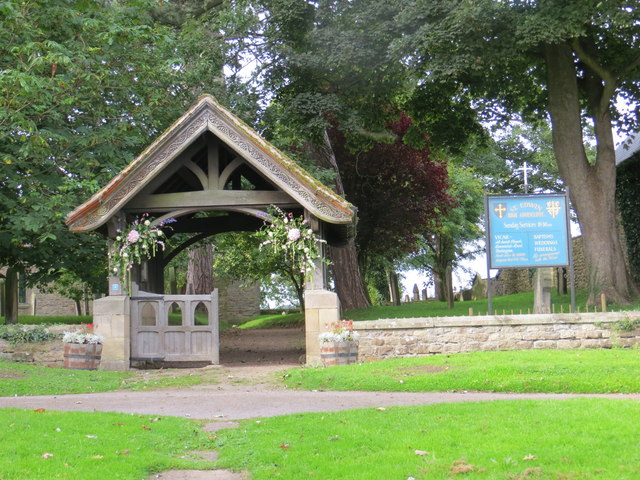 The Lychgate of St Edwin's Church, High Coniscliffe