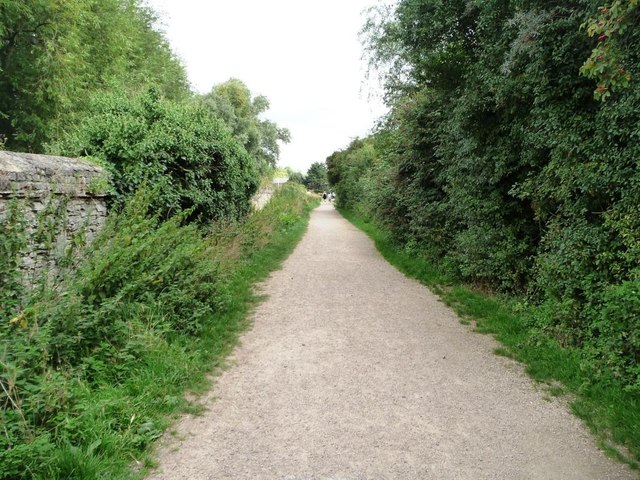 Footpath on the east side of the Priory Wall