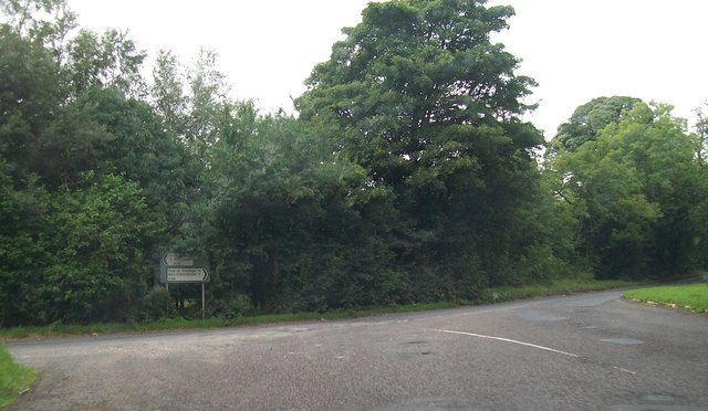 Junction of unclassified road with the R191 at Cormeen Cross Roads