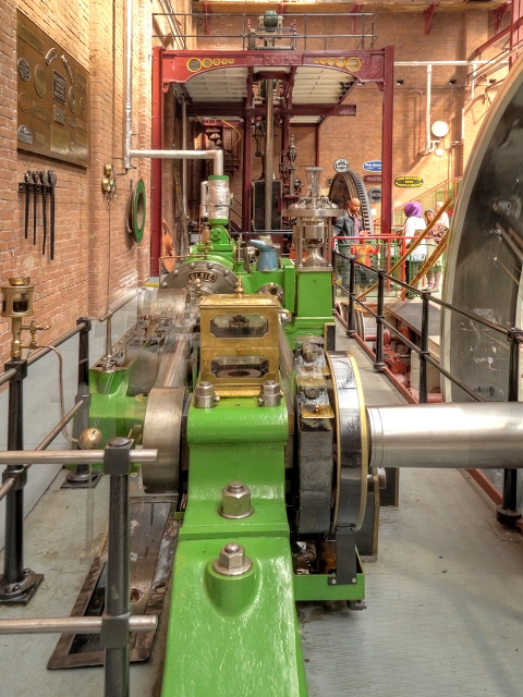 Tandem-Compound Engine "Elsie", Bolton Steam Museum