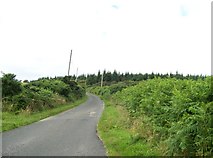 NR9766 : Road near Corra by Elliott Simpson