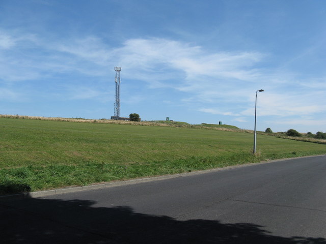 Communication mast on Bullock Hill Woodingdean