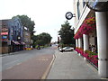 View along Creek Road from outside The Gate Clock pub