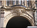 Cardiff: market entrance, St Mary Street / Heol Eglwys Fair