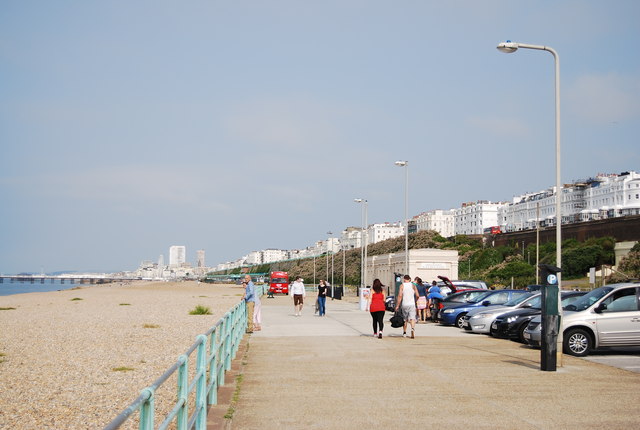 Kemptown Brighton Promenade Ocean Blue