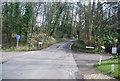 North Downs Way ahead, Greensand Way right