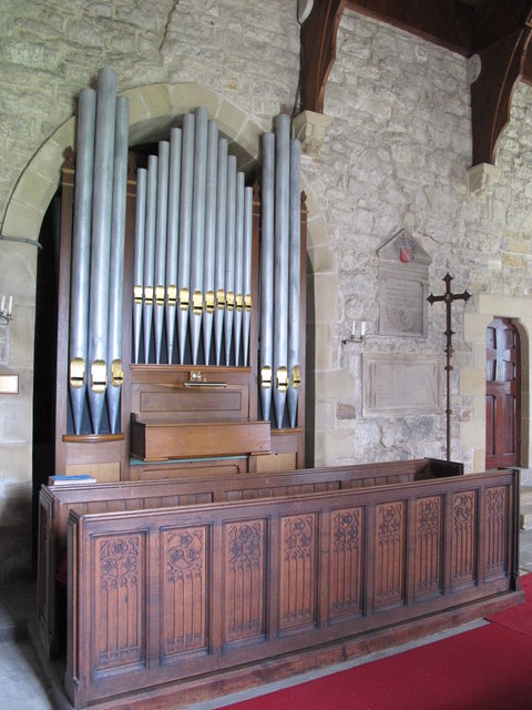 St. Cuthbert's Church, Elsdon - organ