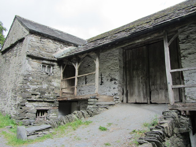 The wool barn at Townend Farmhouse