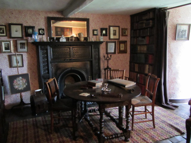 The library at Townend Farmhouse