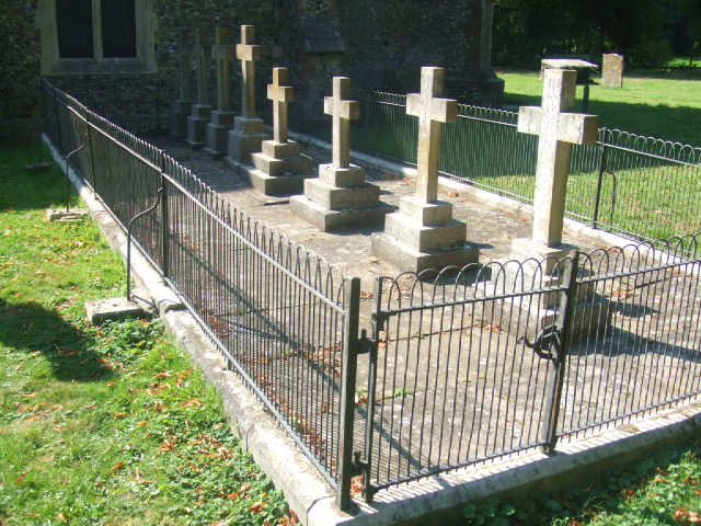 Judd family grave stones, Rickling Parish Church