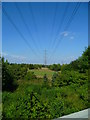 Power lines over Thorney Park Golf Course