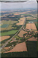 A1, Ranby and the Chesterfield Canal: aerial 2013