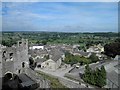 Middleham from the castle keep