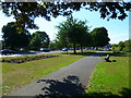 Path between the A4 and Kederminster Park