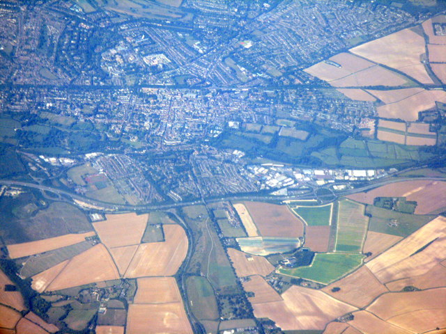Winchester from the air