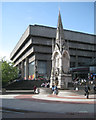 SP0686 : Chamberlain Square, Chamberlain Memorial and Central Library B3 by Robin Stott