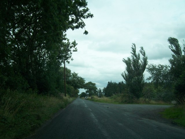 The R357 at the entrance to the proposed Lumcloom Power Station