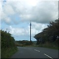 Communications mast on Welsford Moor