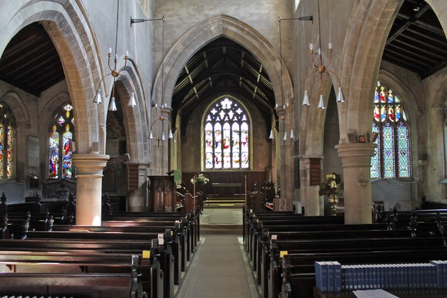 Interior, St Nicholas' church, Fulbeck