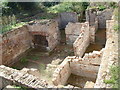 View of an excavation of the kitchen and basement of the miller