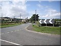 NT9333 : Road junction at Threefords near Milfield. by Stanley Howe