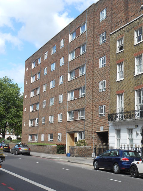 Housing block on Gloucester Place