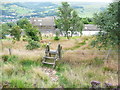 Stile on Hebden Royd FP25 above Wicken Hill