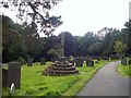 Stepped Cross in Doveridge Churchyard.