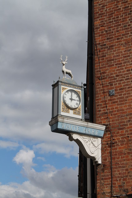 The Clock on The White Hart Hotel, Lincoln