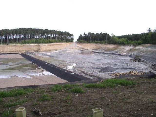 Landfill site preparation, Drummond Moor